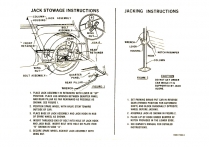 Decal - Jack Instructions - 1966-67 Ford Car  