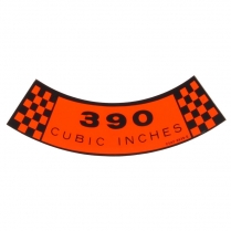 Decal - Air Cleaner - 390-2V - 1968-69 Ford Truck, 1961-69 Ford Car  
