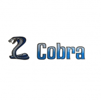 Decal - Quarter Panel - Cobra Snake - Blue - 1971 Ford Car  