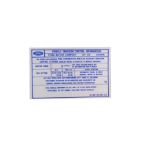 Decal - Emission - 351-2V AT - 1971 Ford Car  