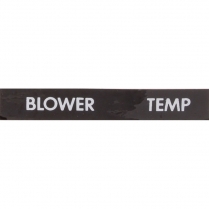 Decal - Recirculating Heater Control Panel - 1953-56 Ford Truck    