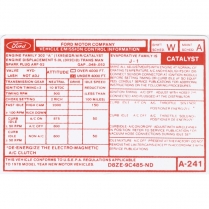 Decal - Emission - 302 MT - 1978 Ford Truck    