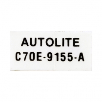 Decal - Fuel Filter - 428/429 - 1967-70 Ford Car  