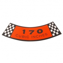 Decal - Air Cleaner - 170 CID - 1962-64 Ford Car  