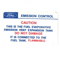 CALIFORNIA EMISSION DECAL