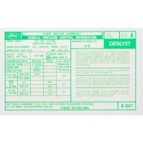 Decal - Emission - 302 AT - 1978 Ford Truck    