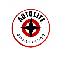 Decal - Autolite Spark Plugs - 4" Circle - 1960-70 Ford Car  