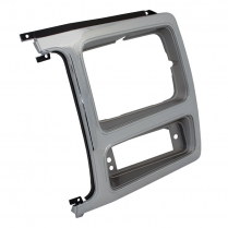 Headlight Door - LH - Chrome with Argent - 1980-86 Ford Truck, 1980-86 Ford Bronco