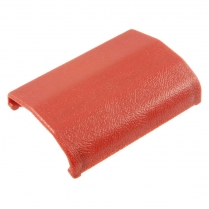 Front Seat Belt Buckle Tongue Cover - Red - 1983-96 Ford Truck, 1983-96 Ford Bronco