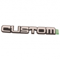 Instrument Panel Name Plate Custom - 1987-91 Ford Truck, 1987-91 Ford Bronco   