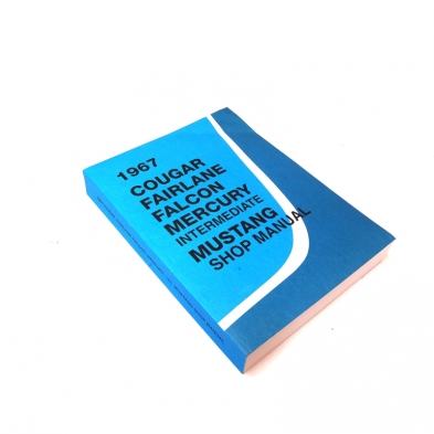 Book Manual - 1967 Ford Car cover view