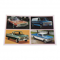 1977 Ford Truck Postcard - 1977 Ford Truck