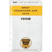 Technical Book Manual - 1958 Ford Car