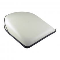 Buddy Seat - 50/60 Series - Oyster White with Black Trim - 1946-56 Cushman Scooters