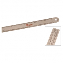 STAINLESS RULER/CUSHMAN SCRIPT