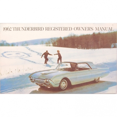 Owners Manual - 1962 Ford Car cover photo