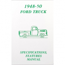 Specifications Features Manual - 1948-50 Ford Truck