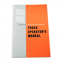 Truck Operators Manual - 1960 Ford Truck