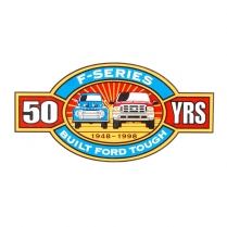 Decal - Window - 50th Anniversary - 1948-98 Ford Truck    