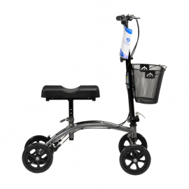 Steerable Knee Walker with Basket