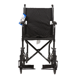 DynaRide Transport Wheelchair - 17" x 16" w/ Fixed Full Arm