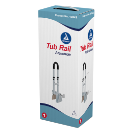 Tub Rail - Adjustable Height Clamp-On