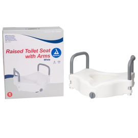 Raised Toilet Seat w/ Arms