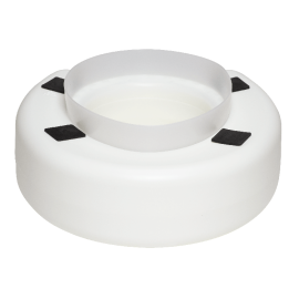 Molded Raised Plastic Toilet Seat