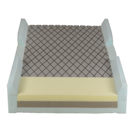 DynaRest Deluxe Tri-Layer Foam Mattress with Perimeter