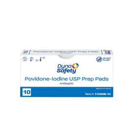 Povidone Iodine Prep Pad Unit Box