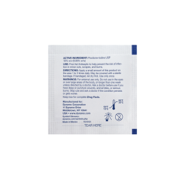 Povidone Iodine Prep Pad Unit Box