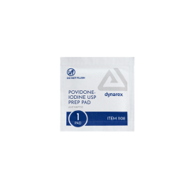 Povidone Iodine Prep Pad Unit Box