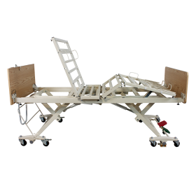 DB300 Bariatric LTC 5 Function Low Bed - Wood Boards - Cherr