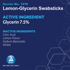 Lemon-Glycerin Swabsticks