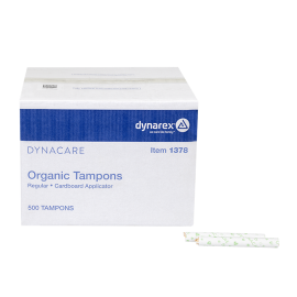 Organic Tampon Regular Cardboard Applicator