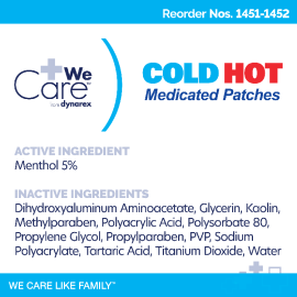 Cold Hot Medicated Patches - Arm/Neck