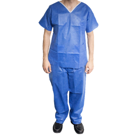 Disposable Scrub Shirt, V-Neck