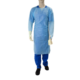 CPE Thumb Loop Isolation Gown