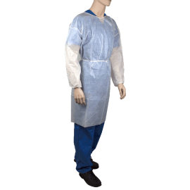 Isolation Gown Poly - Coated Barrier