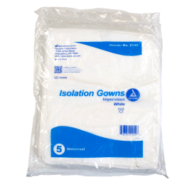 Isolation Gown Poly - Coated Barrier