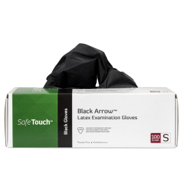 Black Arrow Latex Exam Gloves