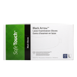 Black Arrow Latex Exam Gloves