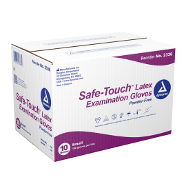 Safe-Touch Latex Exam Gloves