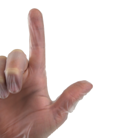 Vinyl Exam Gloves In A Bag