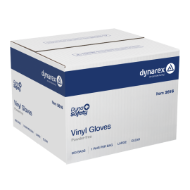 Vinyl Exam Gloves In A Bag