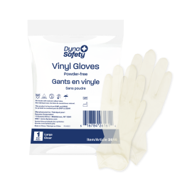 Vinyl Exam Gloves In A Bag