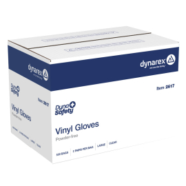 Vinyl Exam Gloves In A Bag