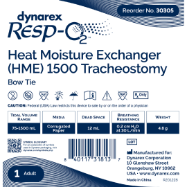 Heat Moisture Exchanger (HME) 1500 Tracheostomy, Bow Tie