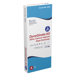 DynaGinate AG - Silver Calcium Alginate Rope Dressing