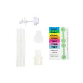 Closed Suction Tracheal Catheter w/ Double Swivel Elbow